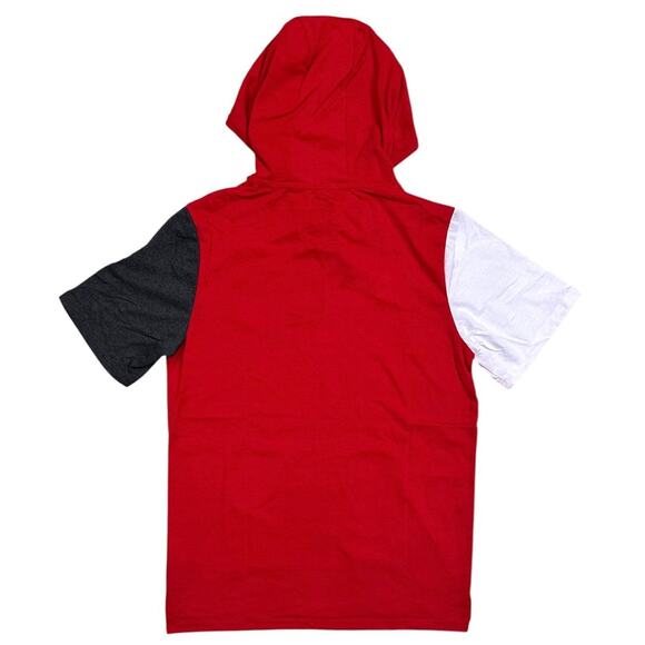 Ecko Unltd Men's Hoodie T-Shirt Panel Stitched Logo Print Short Sleeve Tee - Picture 2 of 4